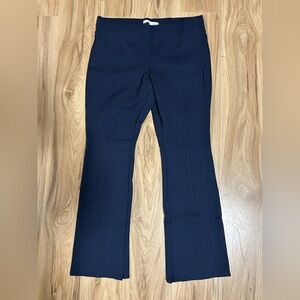 Women's Navy High Rise Flared Pants Leggings